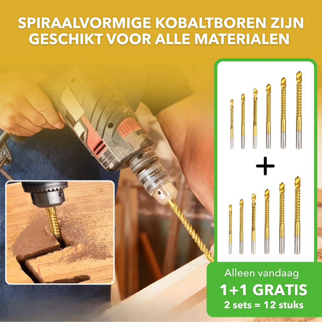 ProBit™ - Spiraalvormige kobaltboren voor alle materialen