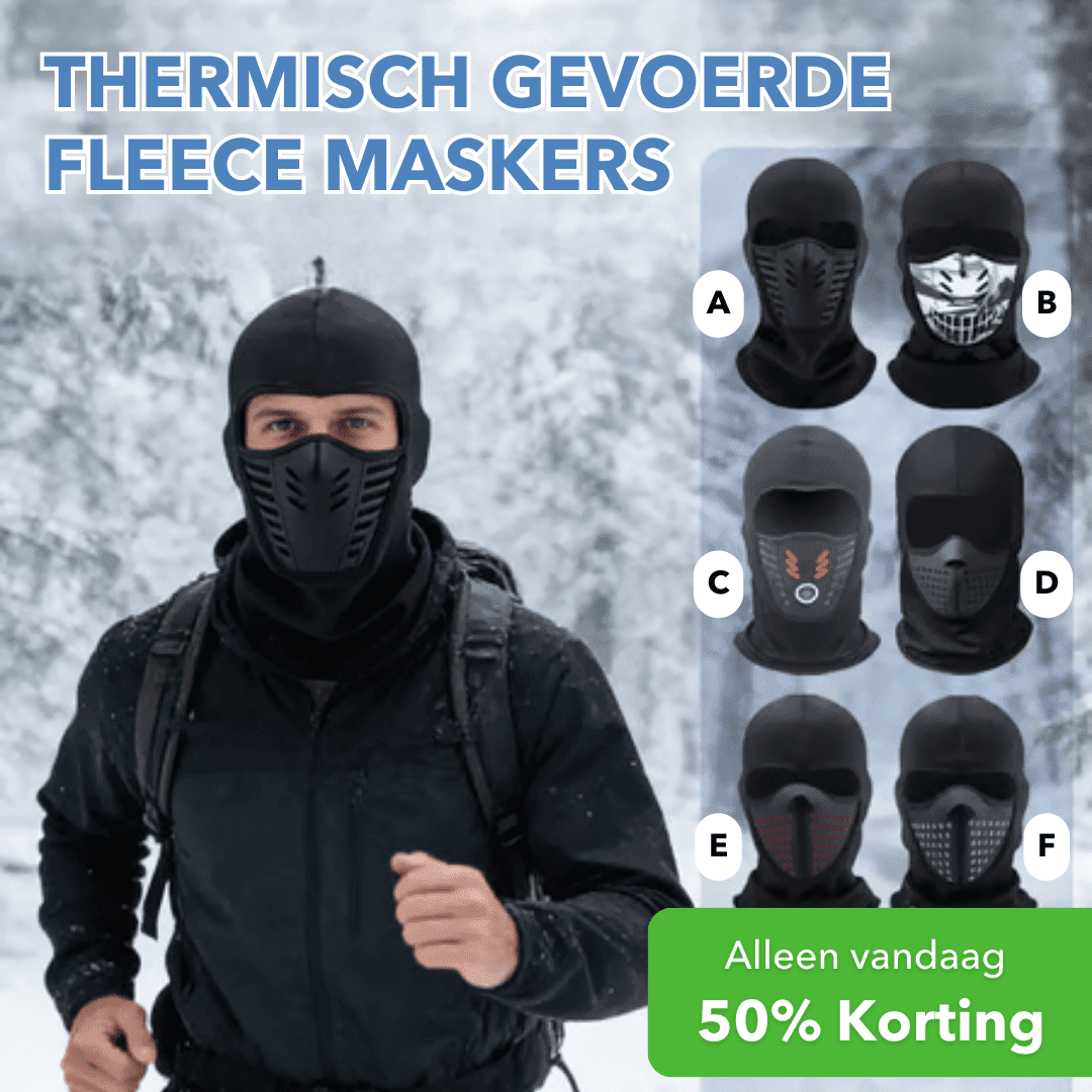 ArcticMask™ - Thermisch fleece masker tegen kou en wind - Suusie
