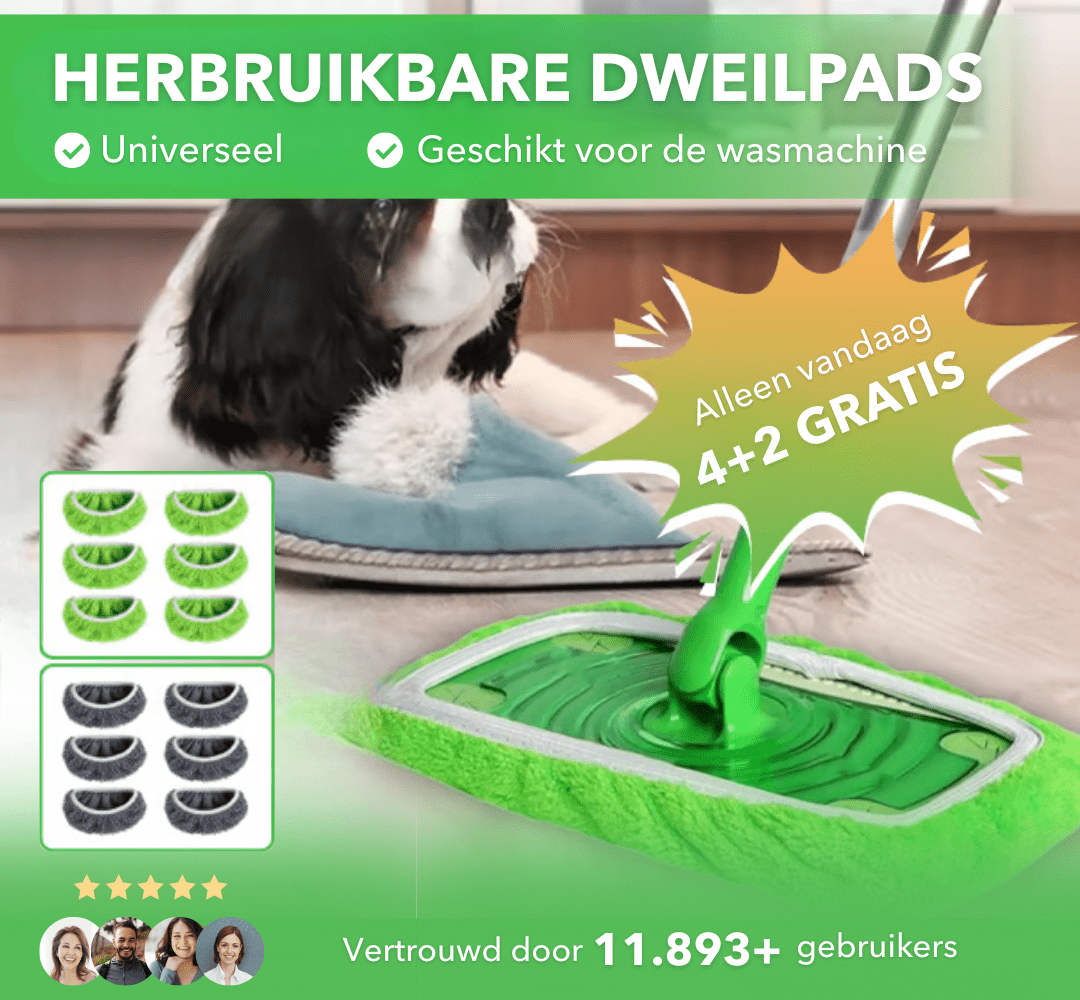 CleanPad™ - Universele en wasbare dweilpads voor thuis - Suusie