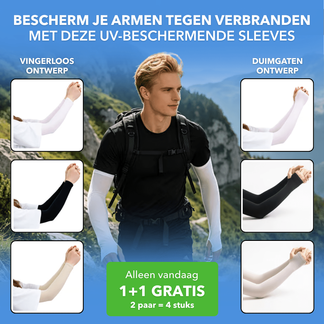 CoolSleeve™ - Verkoelende UV-beschermende arm sleeves - Suusie