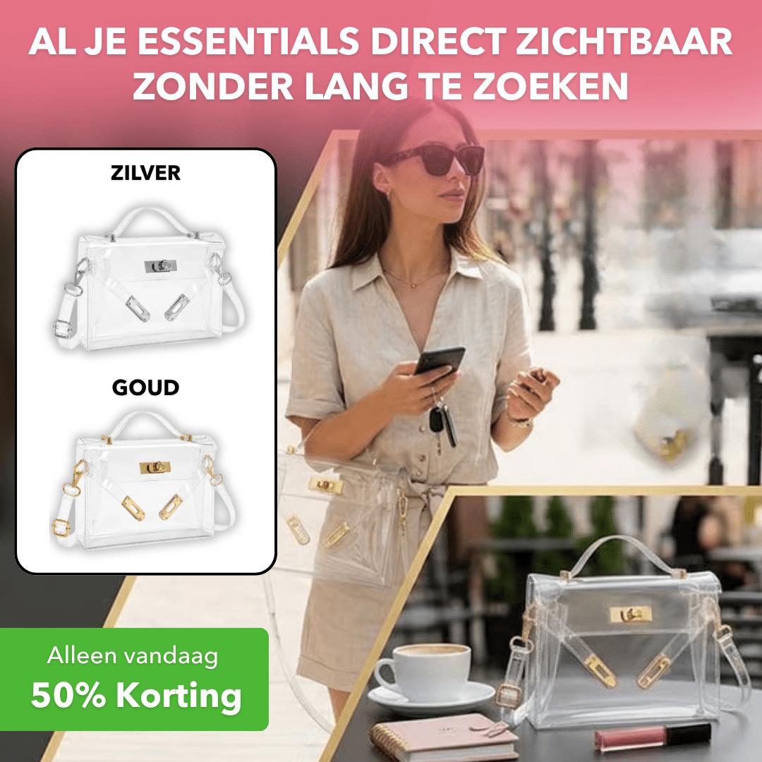CrystalBag™ - Leuke transparante jelly handtas voor elke gelegenheid - Suusie