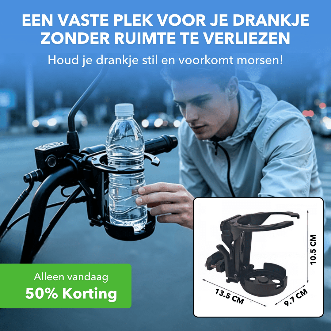 CupGrip™ - Stabiliserende bekerhouder met universele pasvorm - Suusie