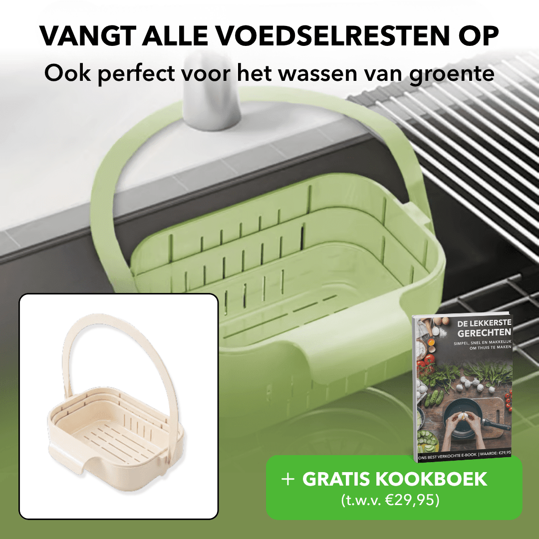 FilterPro™ - Opvouwbare afvoerzeef tegen verstoppingen - Suusie