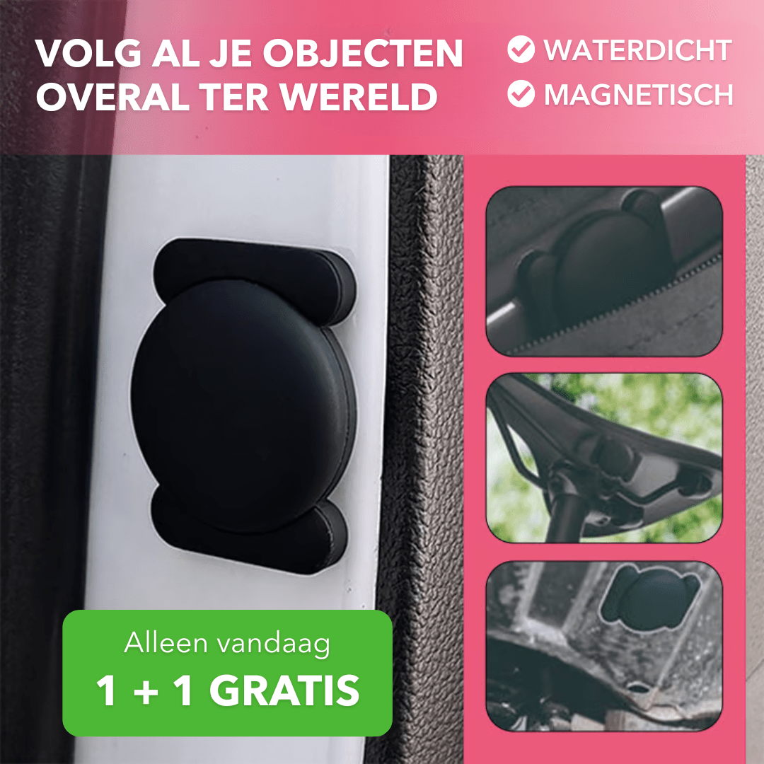 FindTag™  -  Waterdichte GPS - tracker met magnetische behuizing - Suusie
