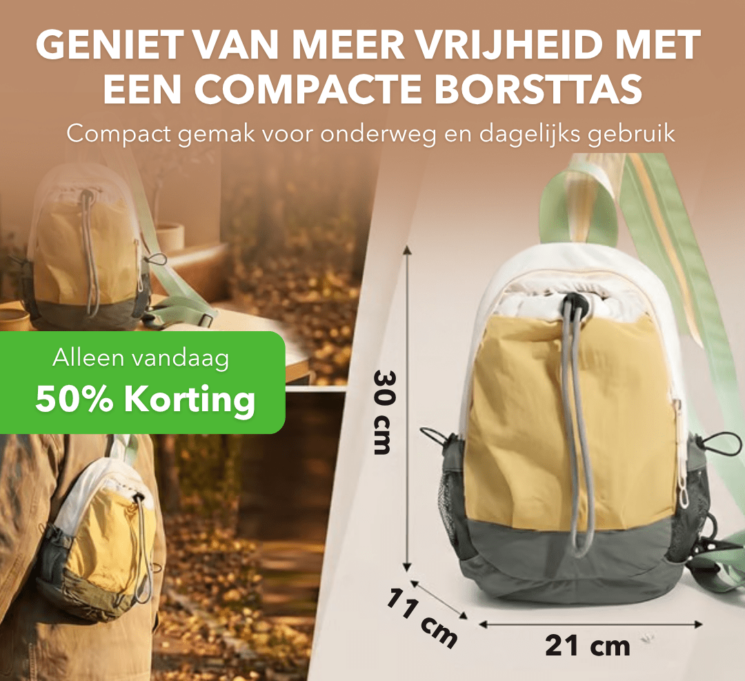 FlexBag™ - Waterdichte borsttas met verstelbare schouderbanden - Suusie
