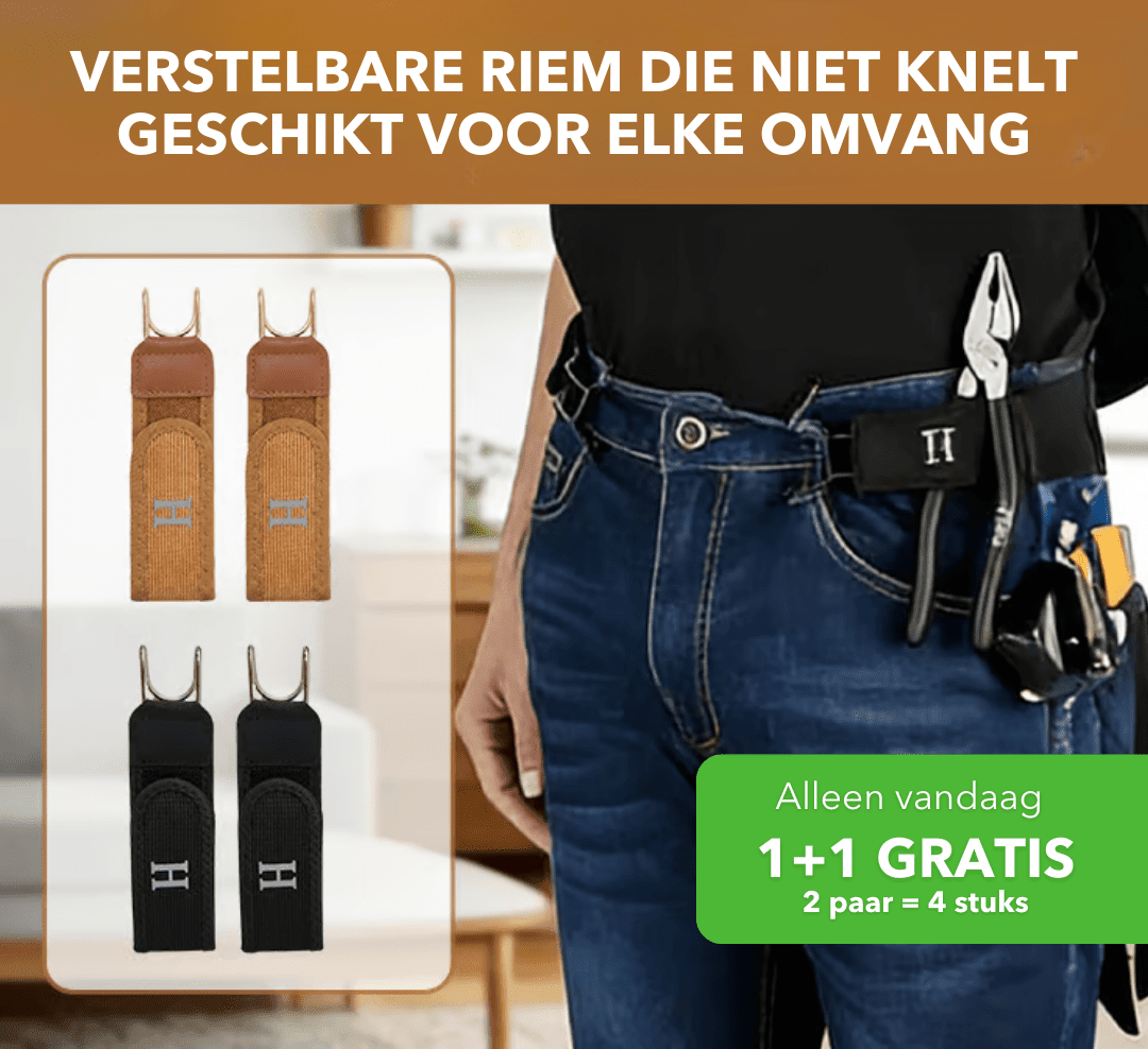 FlexBelt™ - Elastische riemklemmen zonder gesp - Suusie