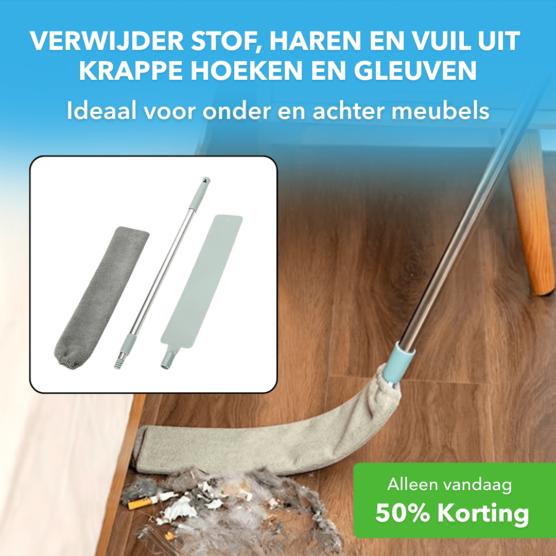 FlexClean™ - Uitschuifbare stofreiniger voor krappe ruimtes - Suusie