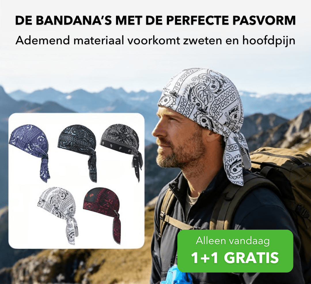 FlexHat™ - Elastische en ademende bandana voor optimaal comfort - Suusie