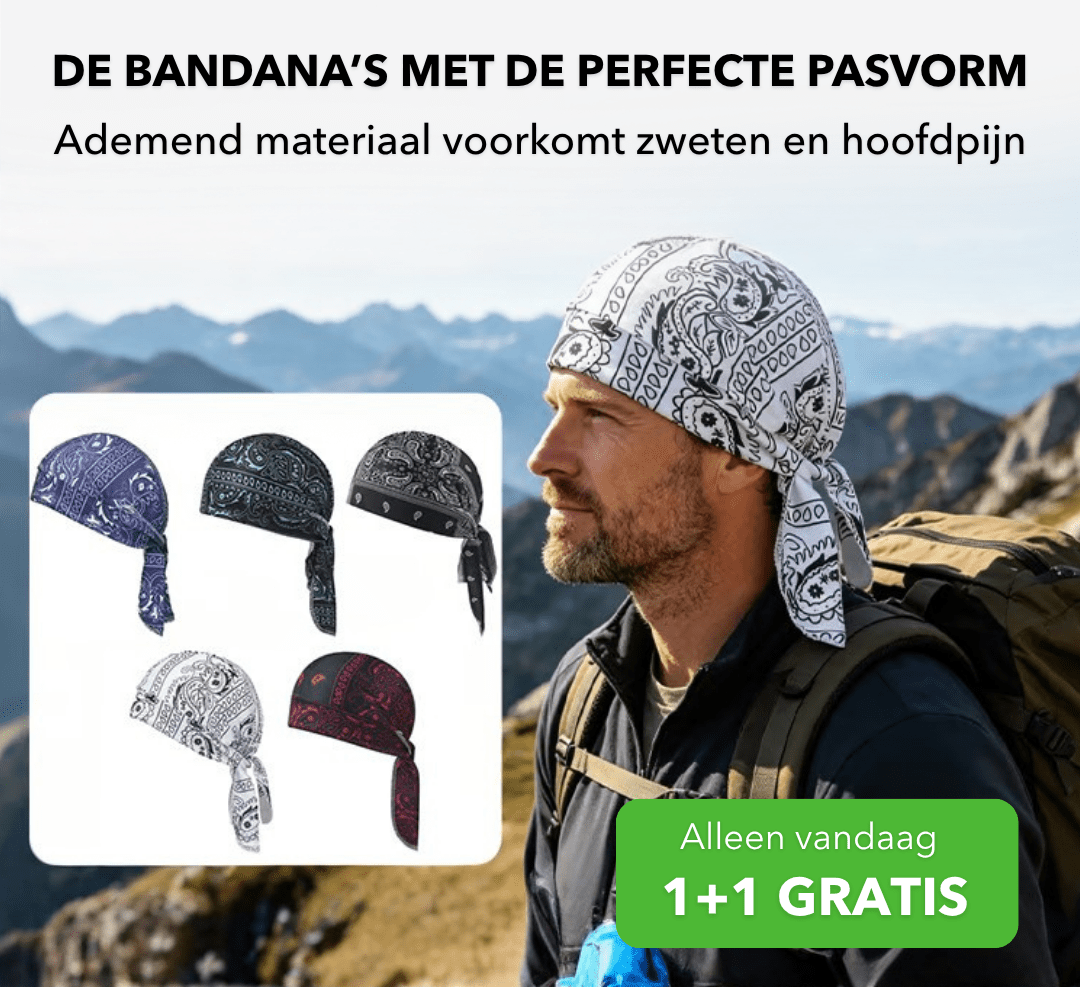 FlexHat™ - Elastische en ademende bandana voor optimaal comfort - Suusie