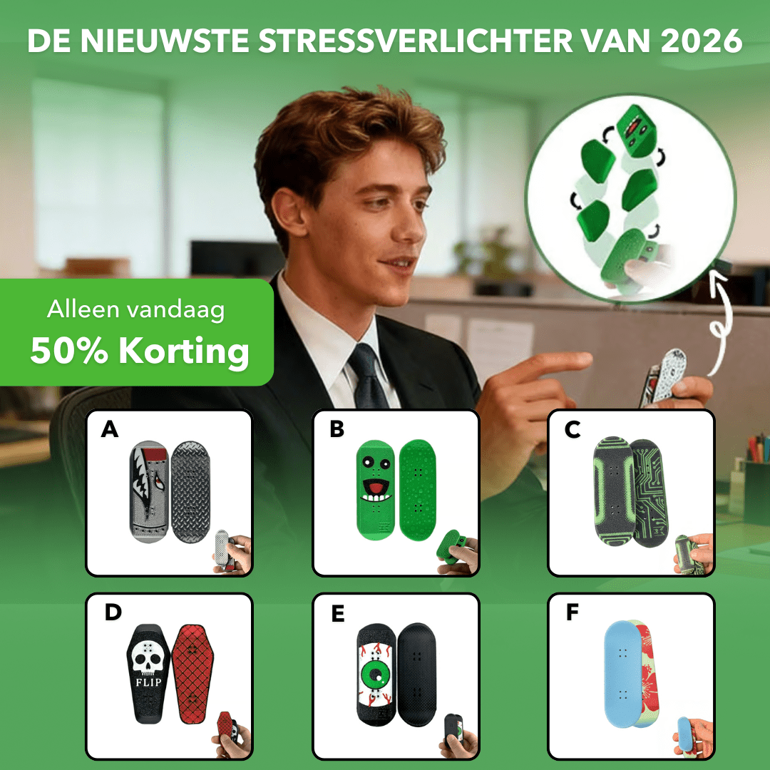 FlipMag™ - Ontspannend magnetisch fingerboard - Suusie