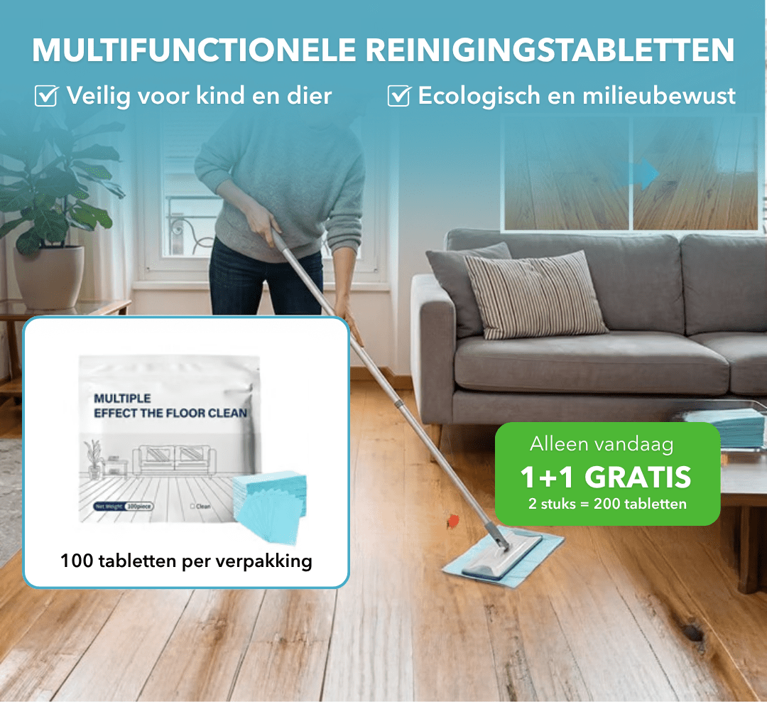 FloorCare™ - Multifunctionele reinigingstabletten voor grondige vloerreiniging - Suusie