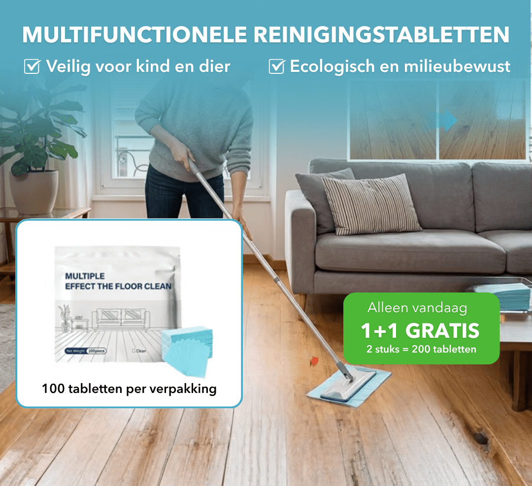 FloorCare™ - Multifunctionele reinigingstabletten voor grondige vloerreiniging - Suusie