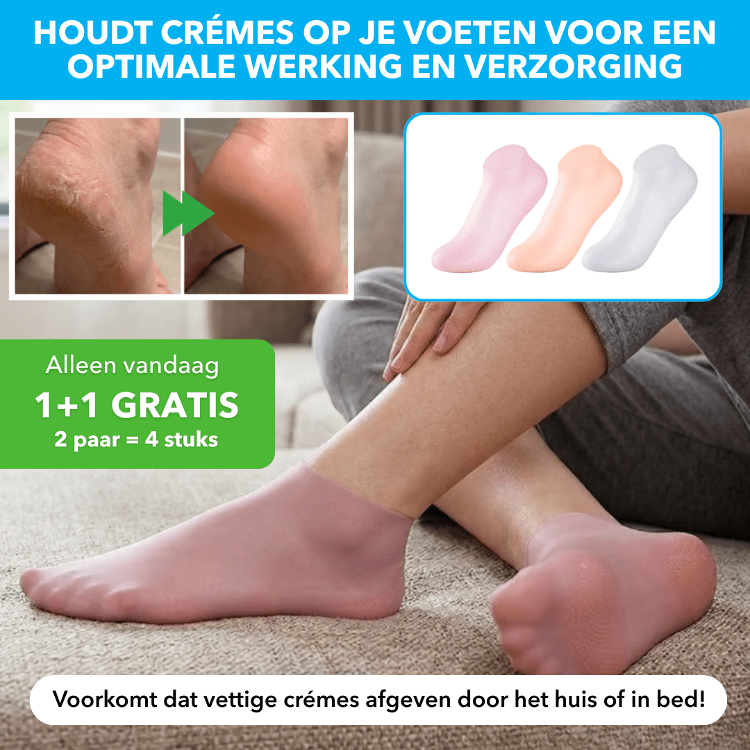 FootCare™ - Hydraterende pedicuresokken voor dagelijkse voetverzorging - Suusie