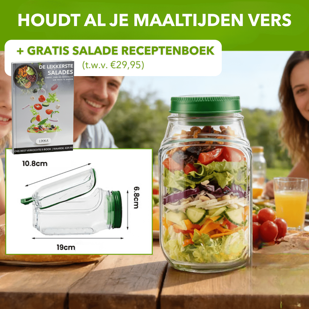 FreshPod™ - Ergonomische vershoudbak voor salades - Suusie