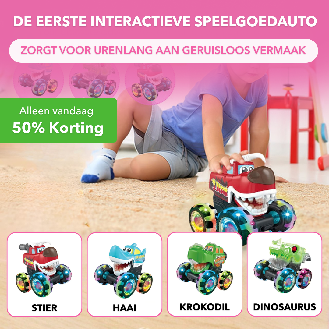 GlowRider™ - Interactieve monstertruck met LED - verlichting - Suusie