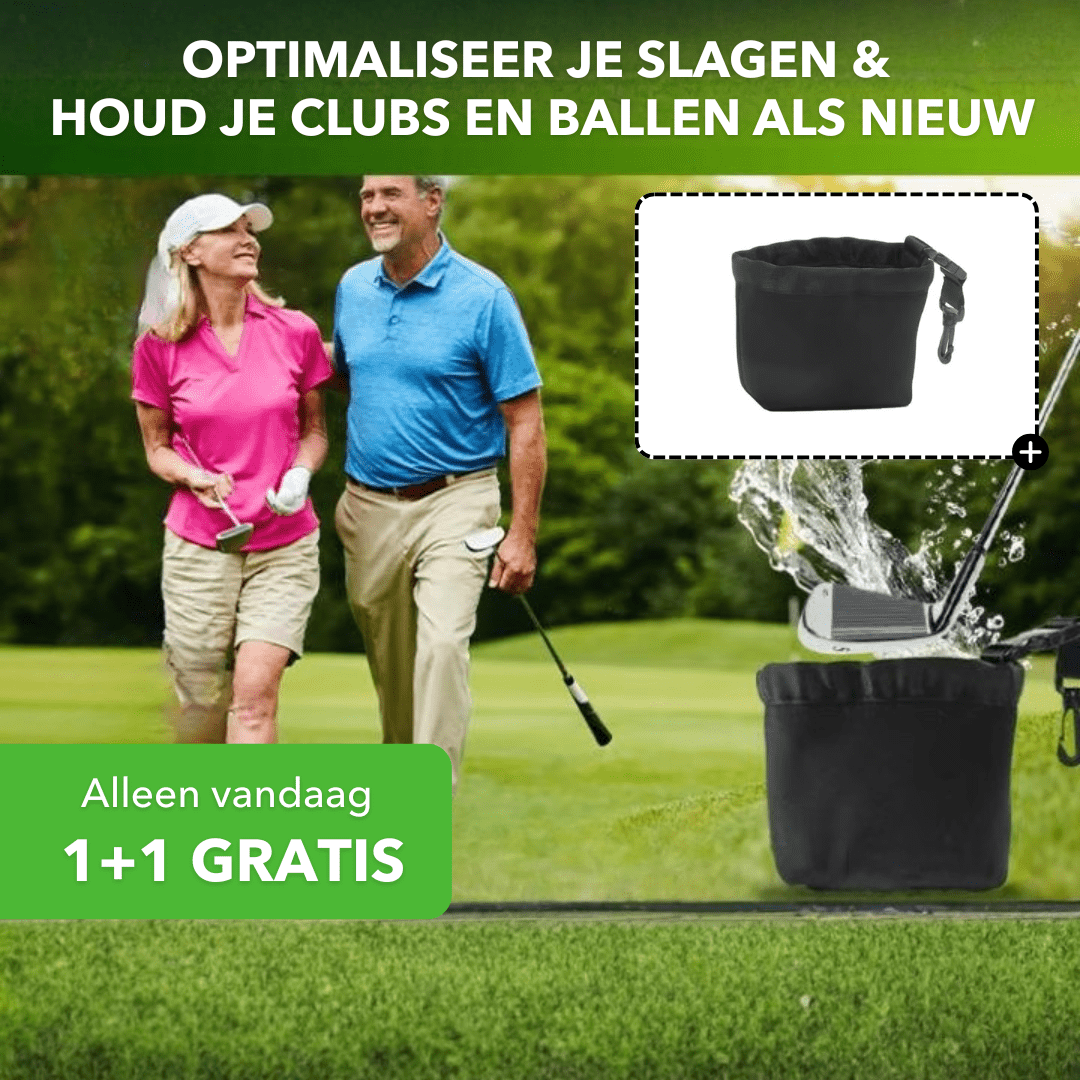 GolfCare™ - Reinigingszak voor golfclubs en ballen - Suusie