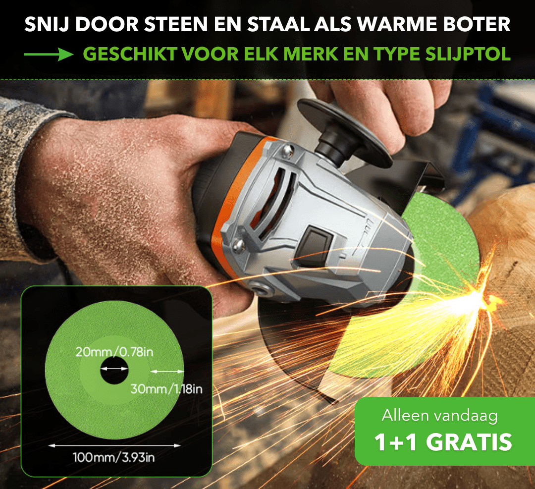 GrindPro™ - Professionele diamantschijf voor alle materialen - Suusie