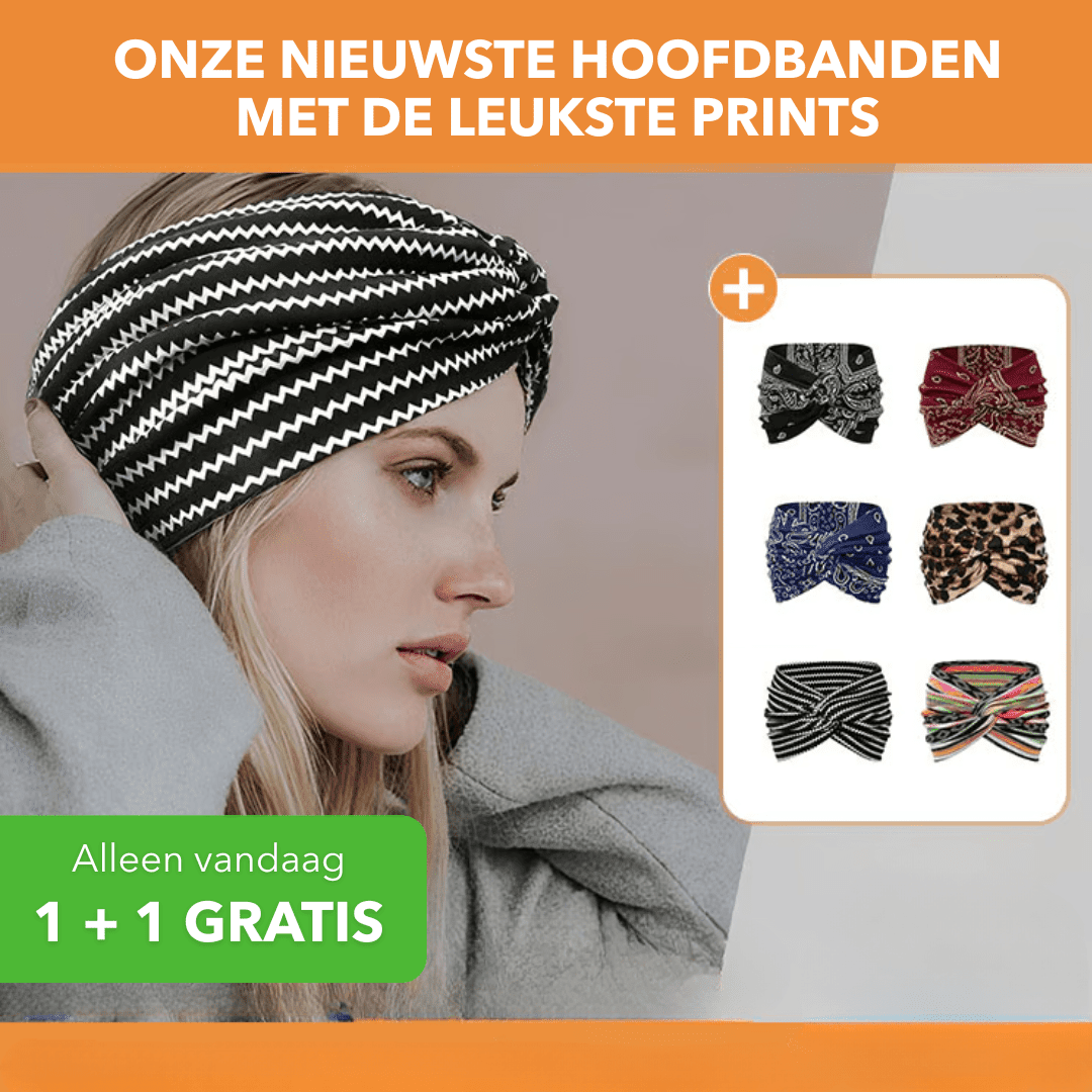 HeadBand™ - Comfortabele hoofdband met leuke prints - Suusie