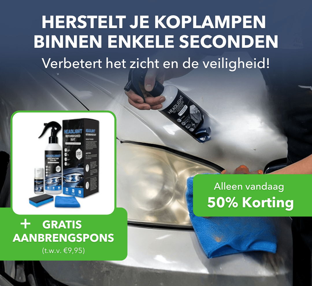LightPro™ - Herstelpolish voor heldere en stralende koplampen - Suusie