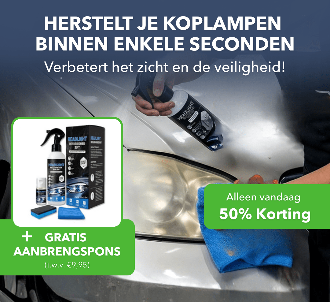 LightPro™ - Herstelpolish voor heldere en stralende koplampen - Suusie