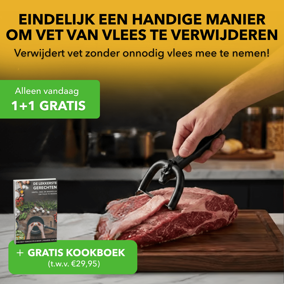 MeatTrim™ - Handmatige vettrimmer voor rund- en varkensvlees - Suusie