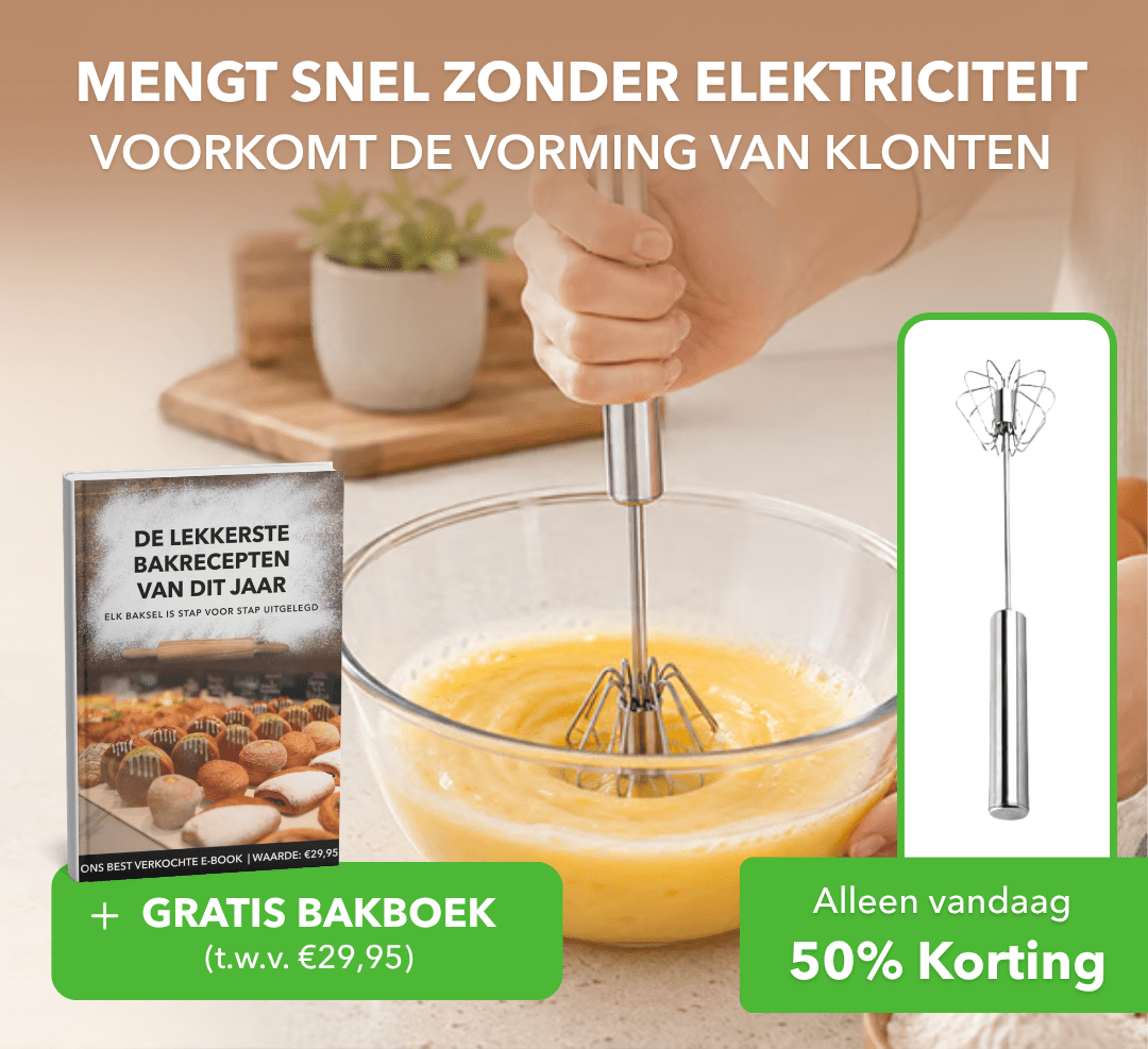 MixMaster™ - Automatische garde voor snel en moeiteloos mengen - Suusie