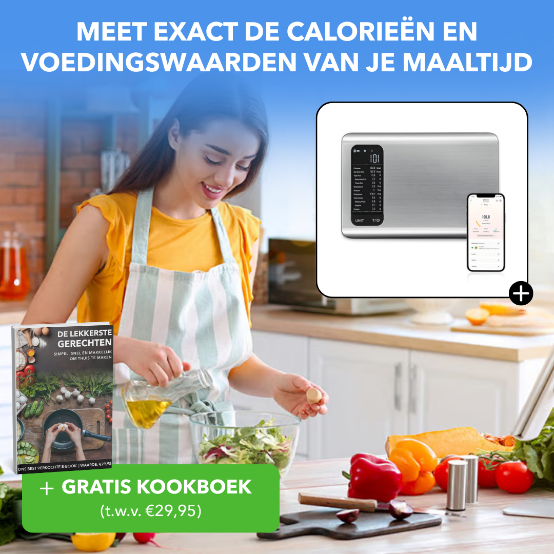 NutriScale™ - Intelligente weegschaal met voedingsanalyse - Suusie