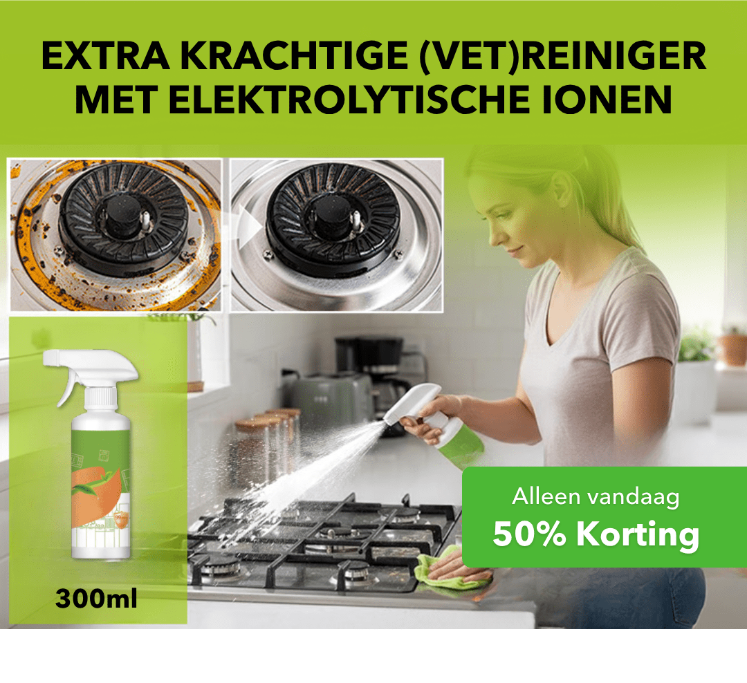 PowerClean™ - Extra krachtige keukenreiniger tegen vet en vuil - Suusie
