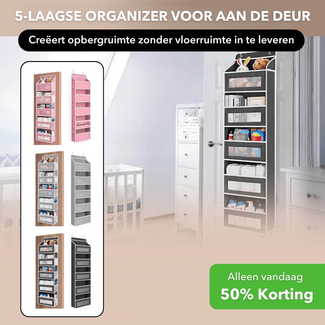 DoorShelf™ - Meerlaagse deurhanger voor extra opbergruimte