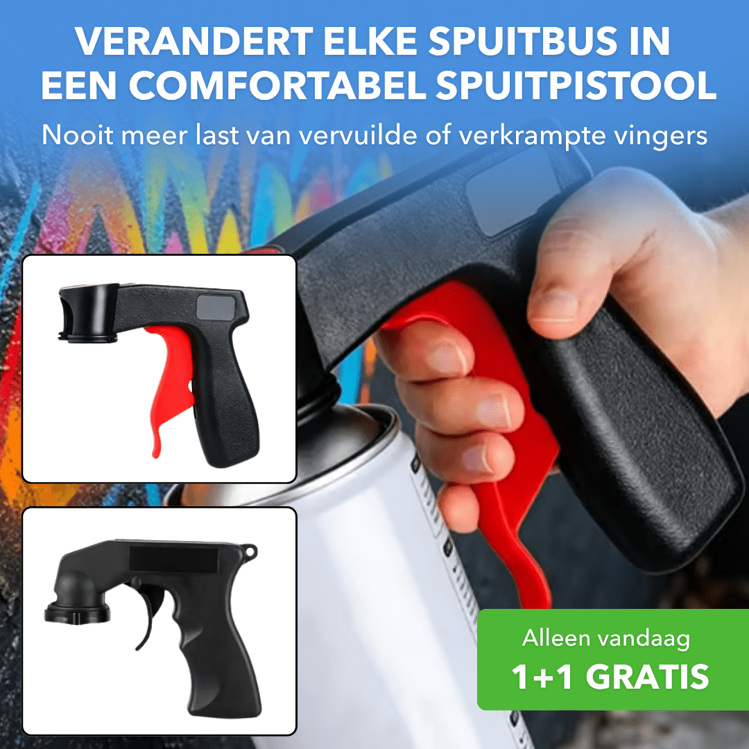 SprayGrip™ - Ergonomische pistoolgreep voor spuitbussen