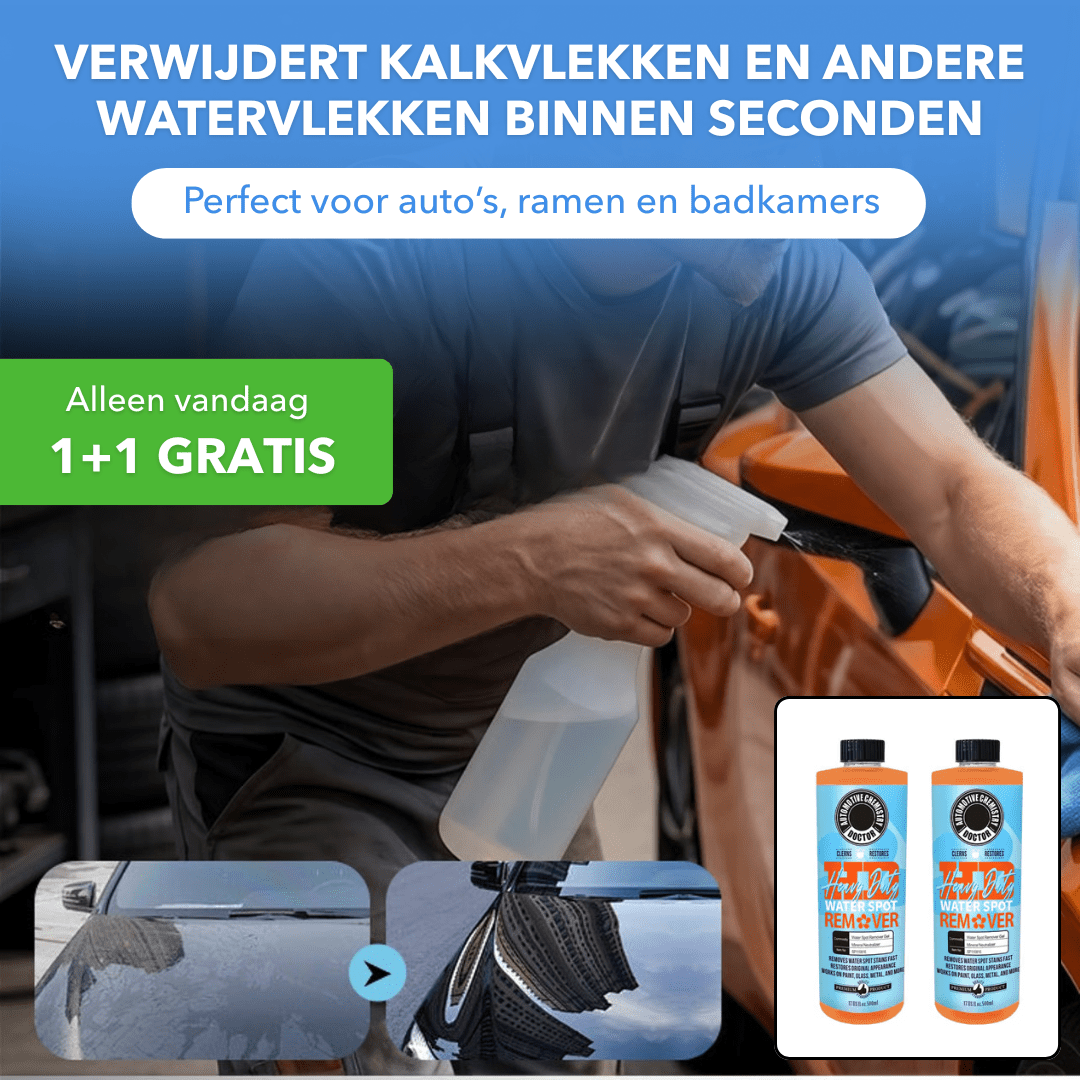 WaterFix™ - Krachtige kalkverwijderaar voor een vlekvrij resultaat