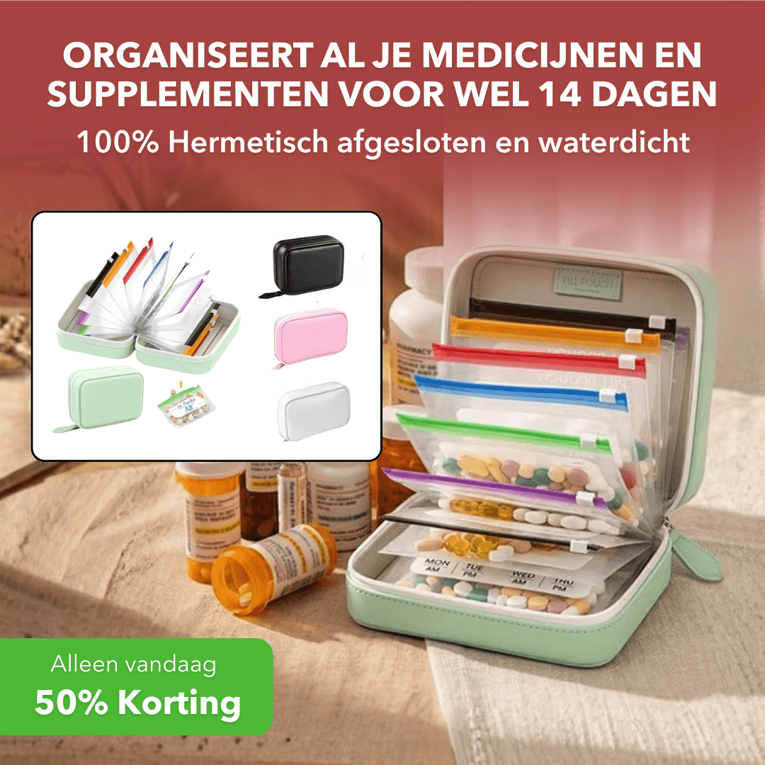 MedSafe™ - Waterdichte organizer voor medicijnen en supplementen