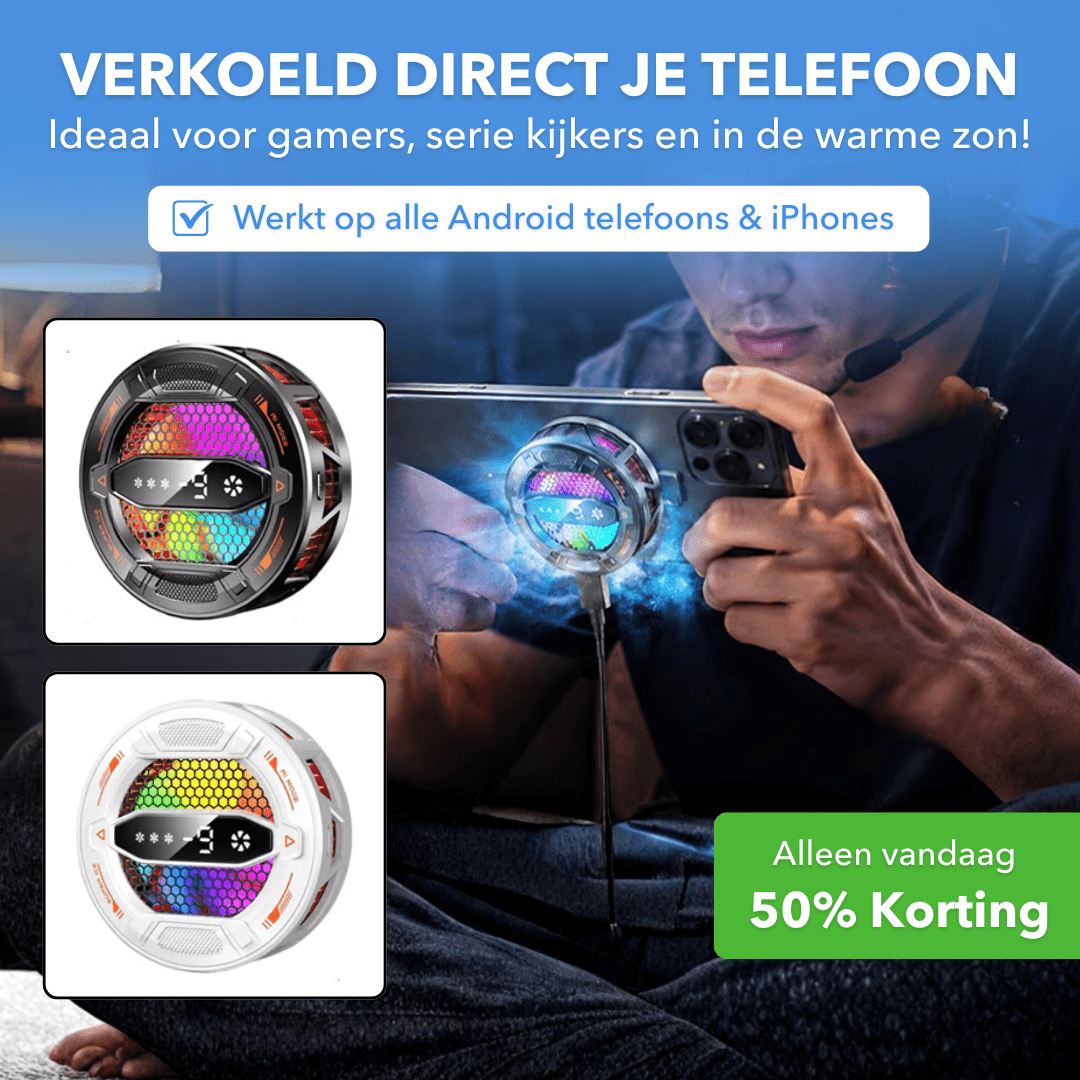 HyperCool™ - Krachtige telefoonkoeler voor optimale prestaties