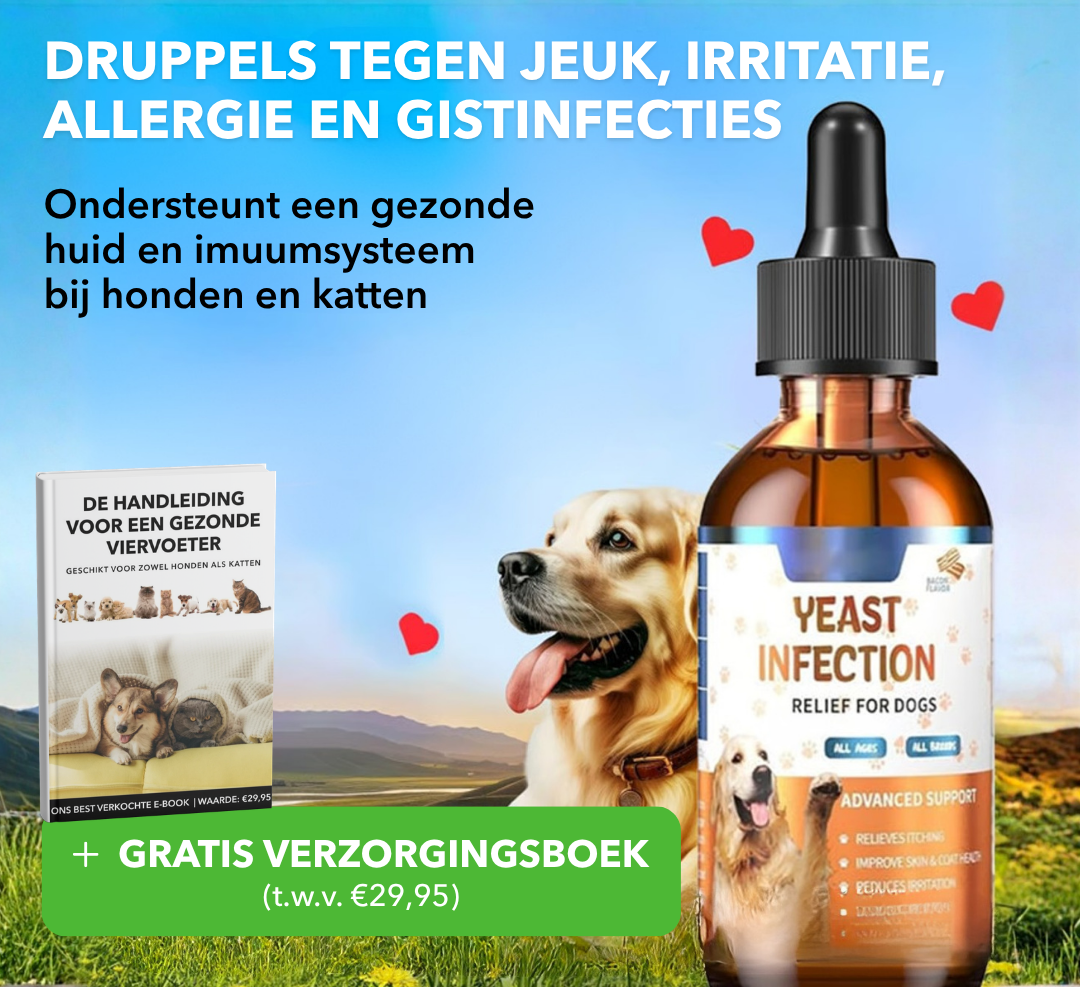 PupBalance™ - Dagelijkse druppels voor een gezonde huid, oren en vacht