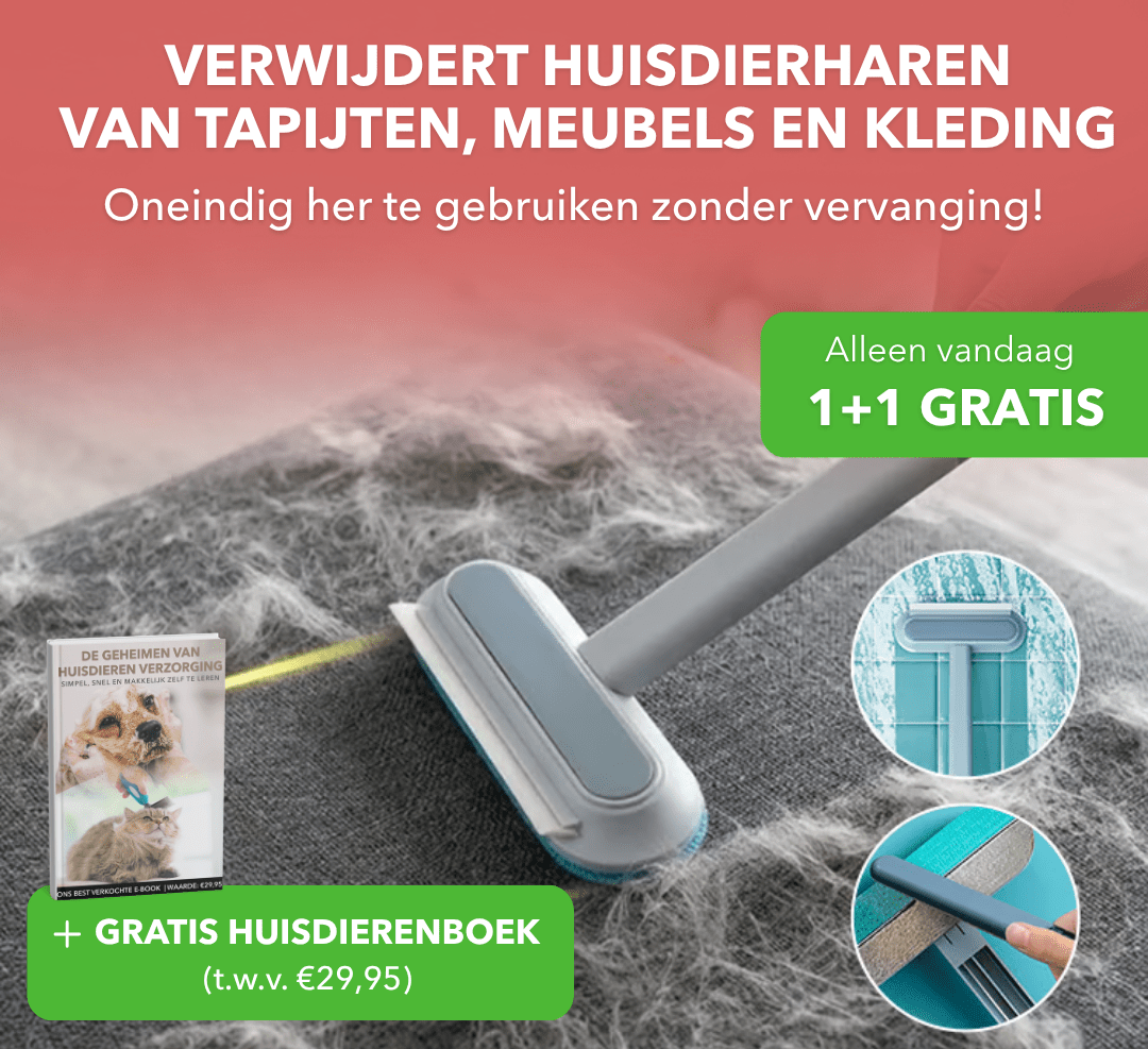 HairClean™ - Herbruikbare dierenhaarverwijderaar met zelfreinigende functie