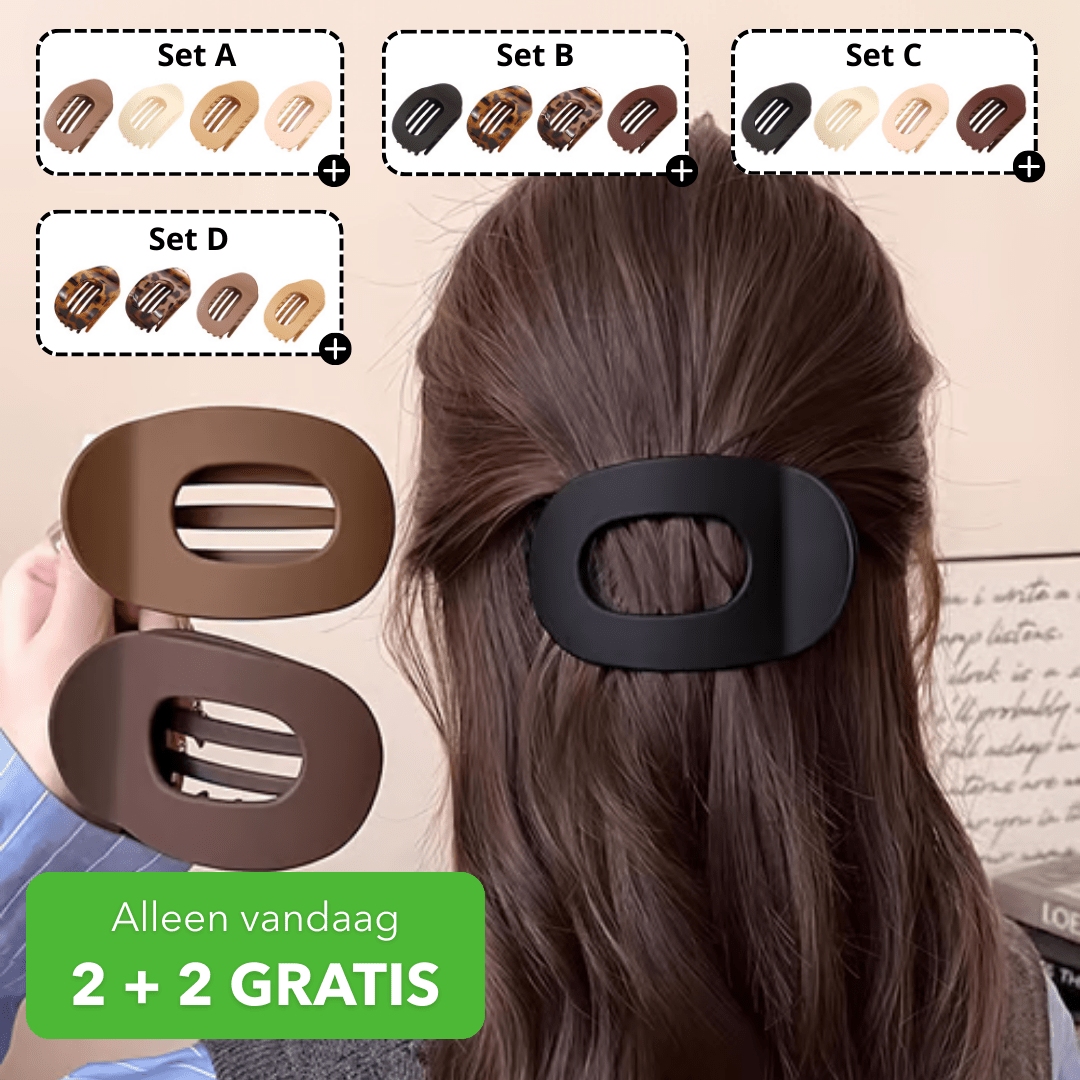 PureClip™ - Veilige en comfortabele haarclip met plat design - Suusie