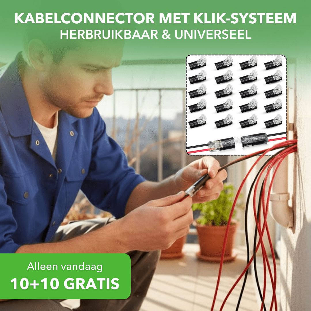 QuickLink™ - Universele kabelconnector met klikvergrendeling - Suusie