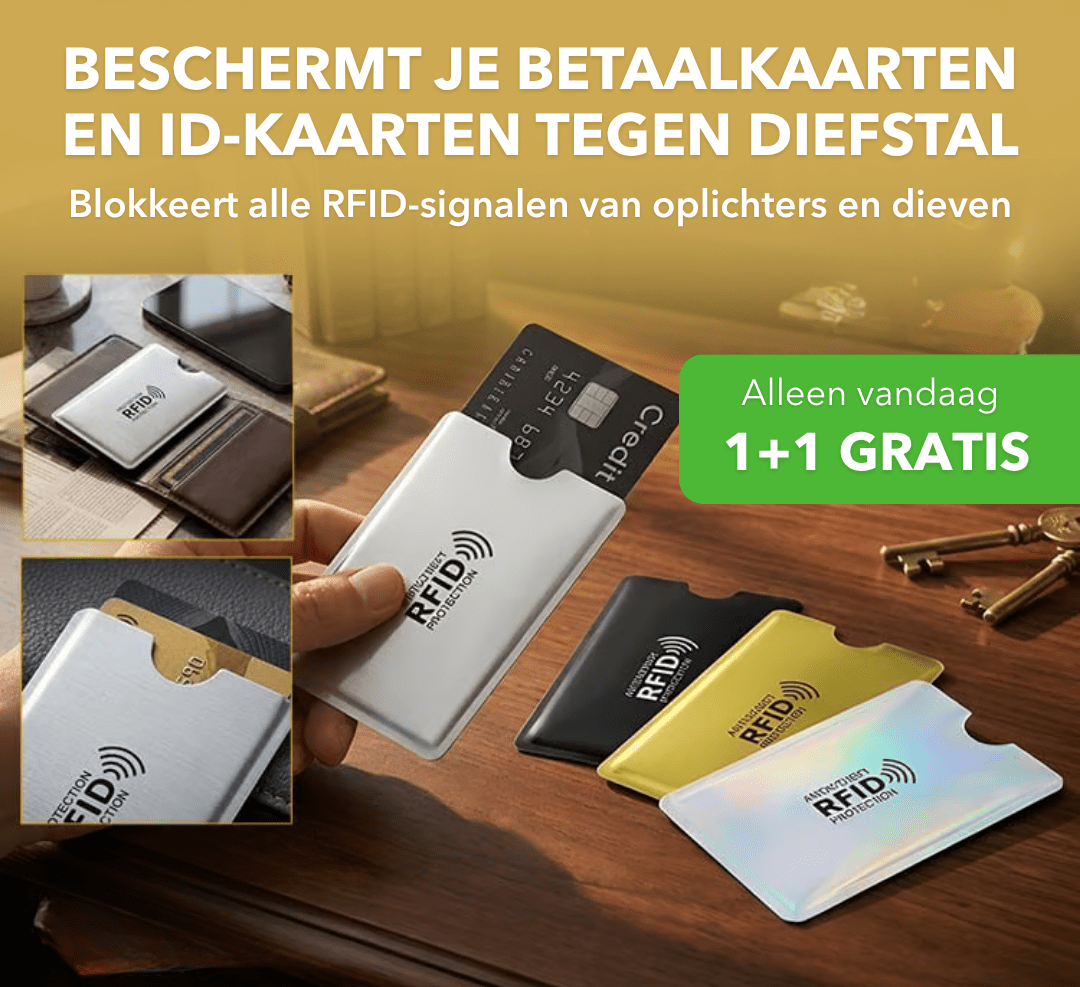 SafeCard™ - RFID-beschermhoesjes voor pasjes en identiteitskaarten - Suusie