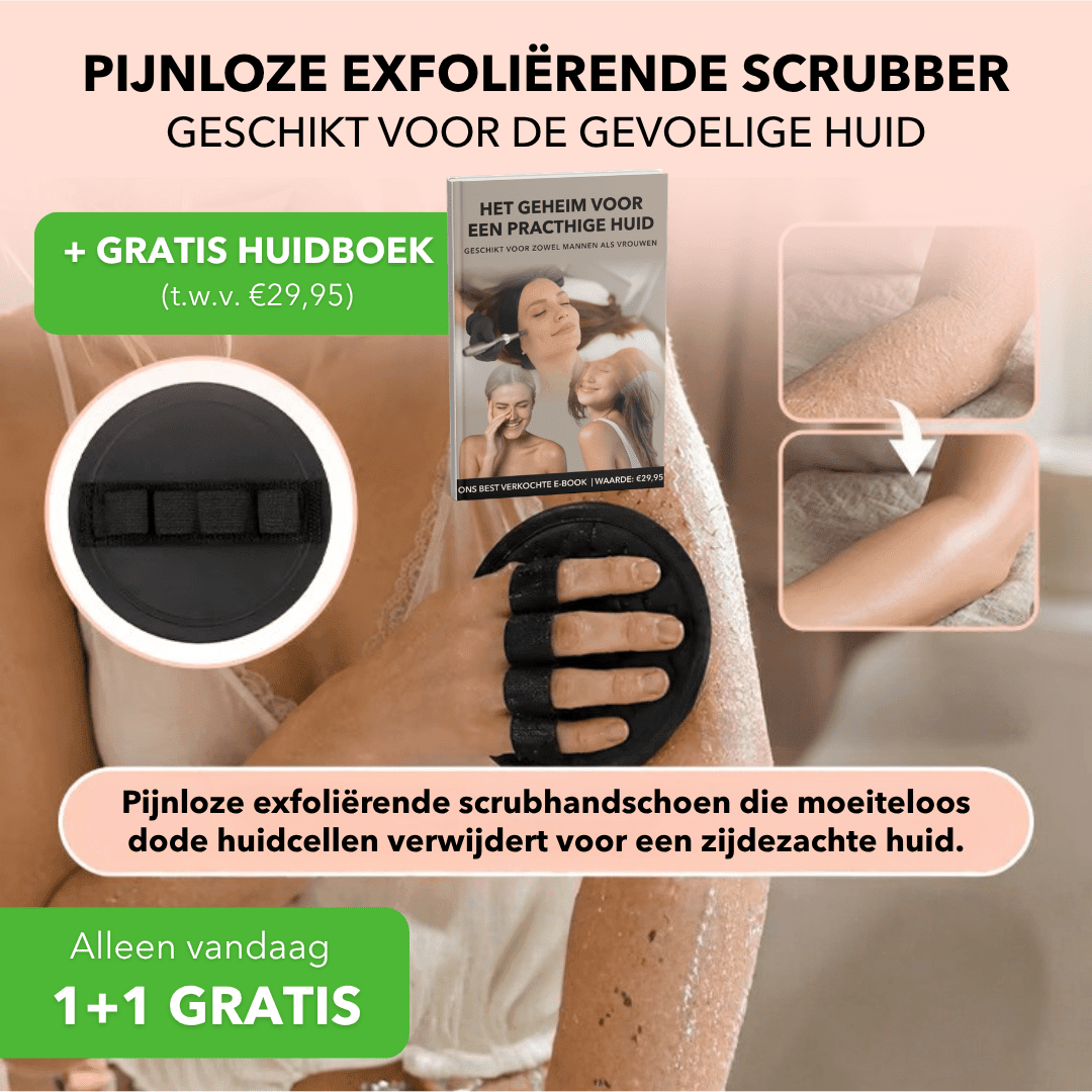 SmoothSkin™ - Exfoliërende scrubhandschoen voor een zijdezachte huid - Suusie