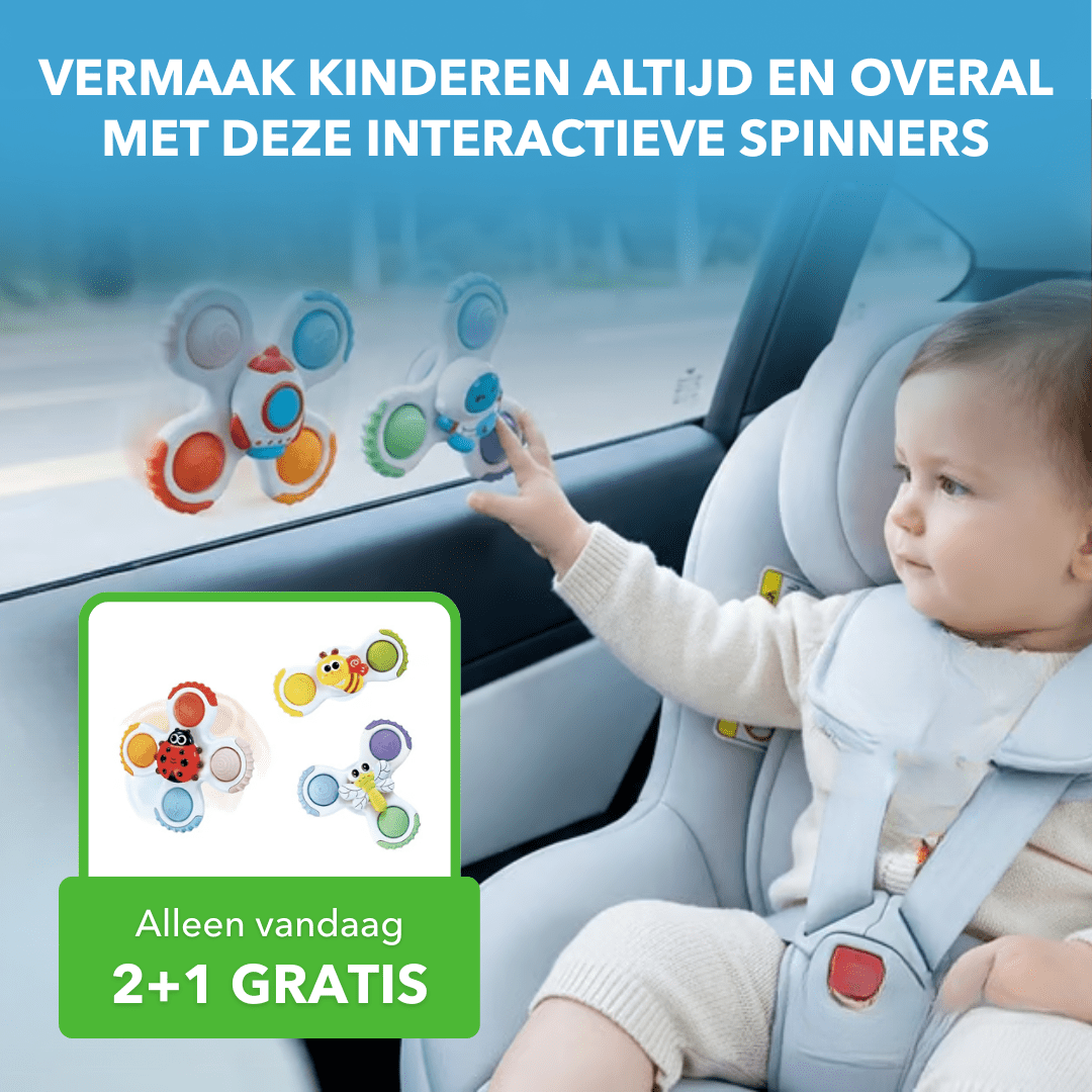 SpinPlay™ - Interactief zuignap speelgoed voor eindeloos speelplezier - Suusie