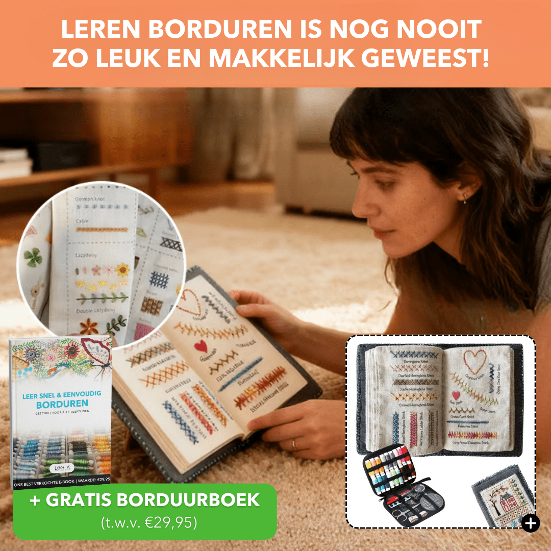 StitchBook™ - Alles - in - één creatieve en leerzame borduurset - Suusie