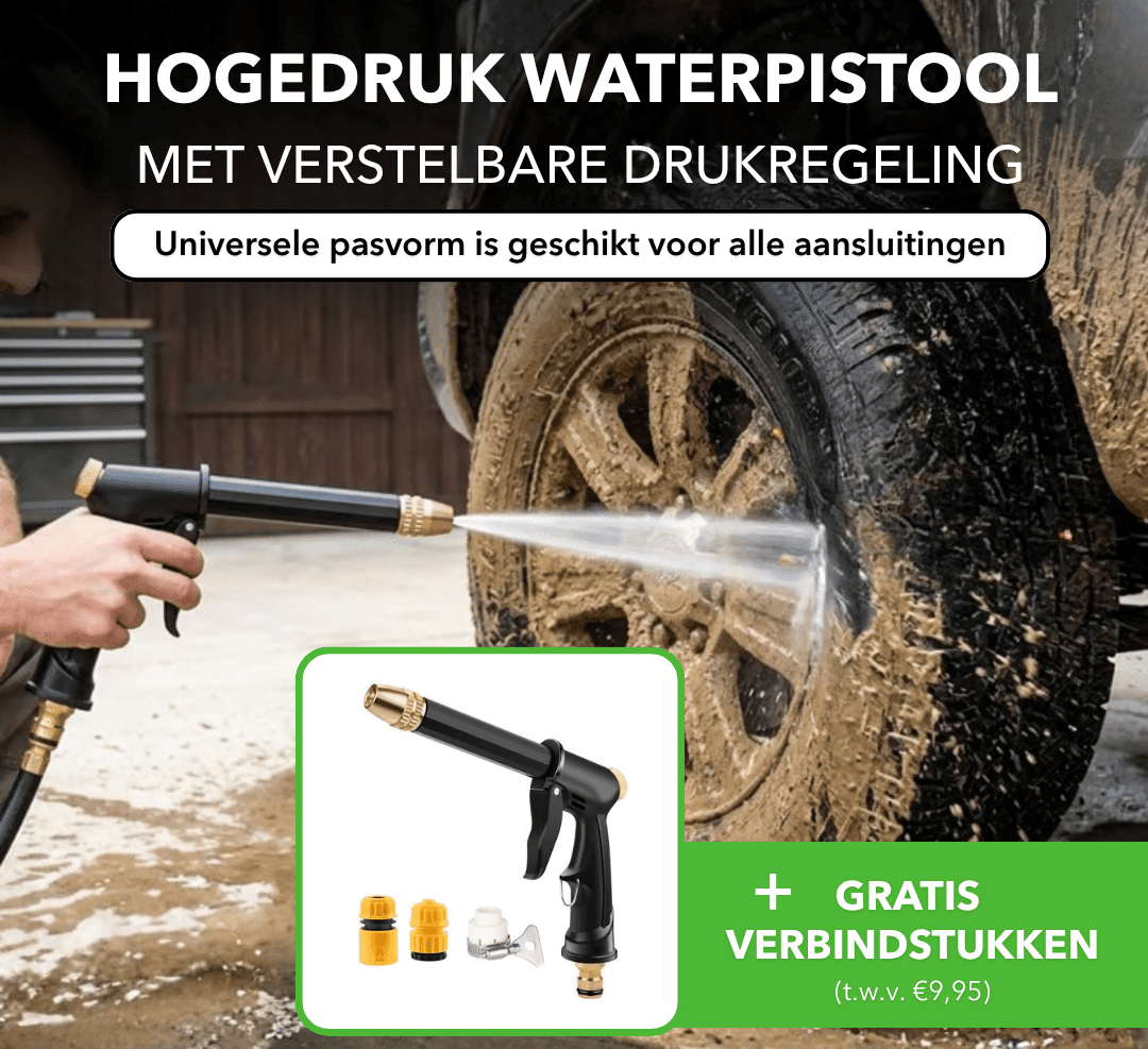 WashPro™ - Multifunctioneel hogedruk waterpistool voor grondige reiniging - Suusie
