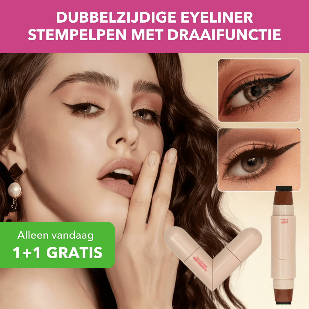 WingPro™ - Dubbelzijdige eyeliner stempelpen met draaifunctie - Suusie