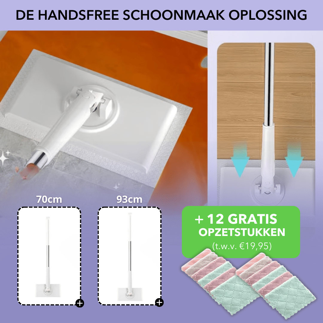 ZeroTouch™ - Hygiënische dweil zonder handcontact - Suusie